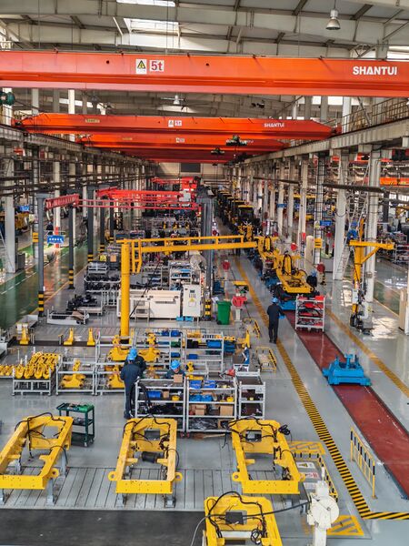 Liangong Construction Machinery Co., Ltd. manufacturer production line